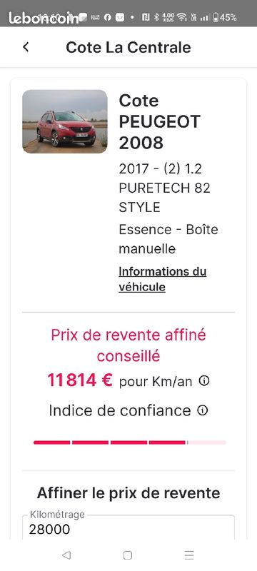 Peugeot 2008 Style 28000km certifiés SUPER AFFAIRE (image 2)