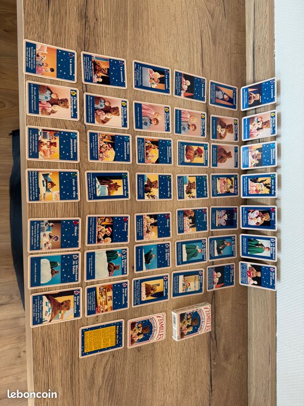 Objets de collection - Ensemble jeux des 7 familles (MARMOUSET, ECOLO, ELEPHANT BLEU, BONNE NUIT LES PETITS) + jeu de 54 cartes TARZAN DISNEY (image 7)