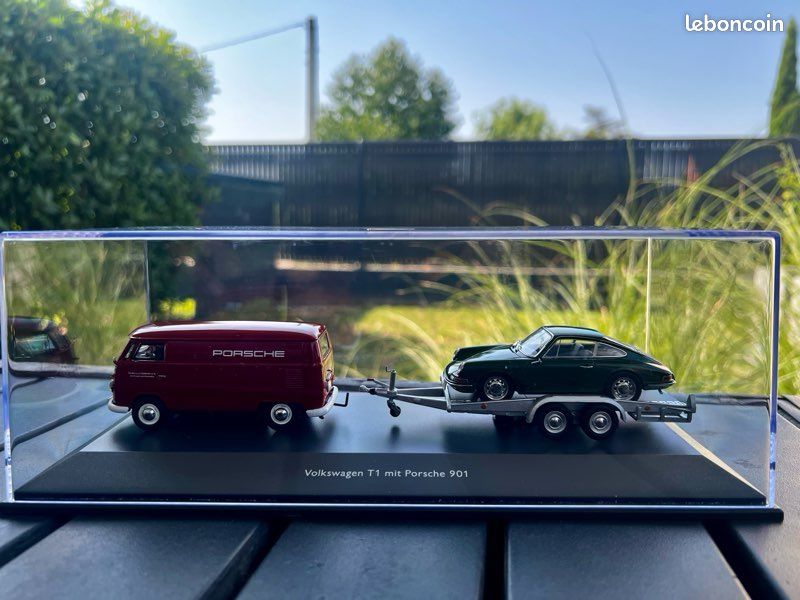 Set Volkswagen combi T1 + Porsche 901 1/43 (image 1)