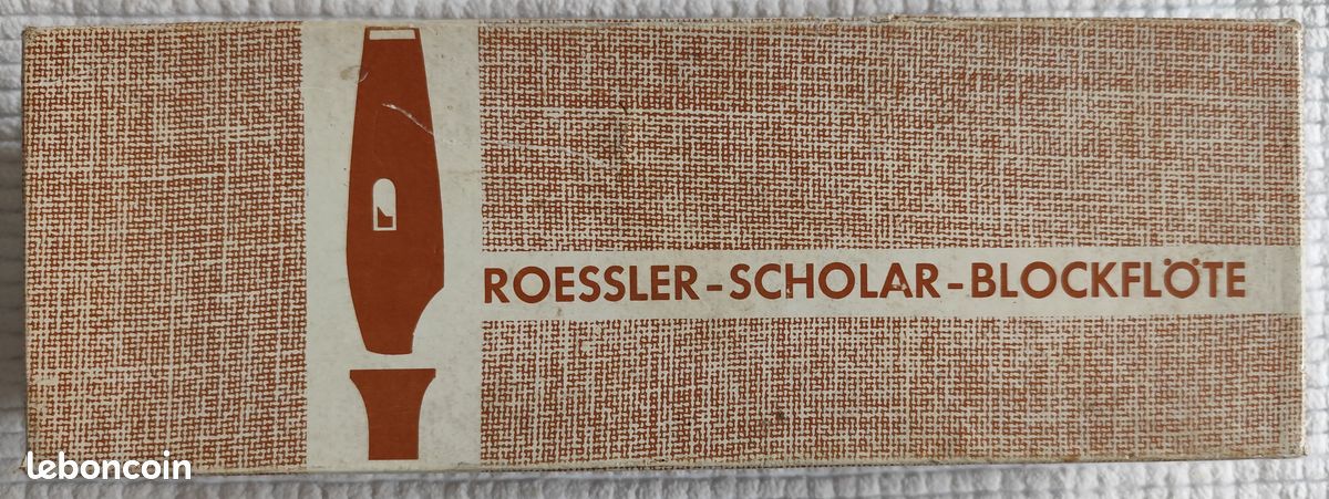 Flûte à bec ancienne Alto Roessler-Scholar-Blockflöte en bois (image 13)