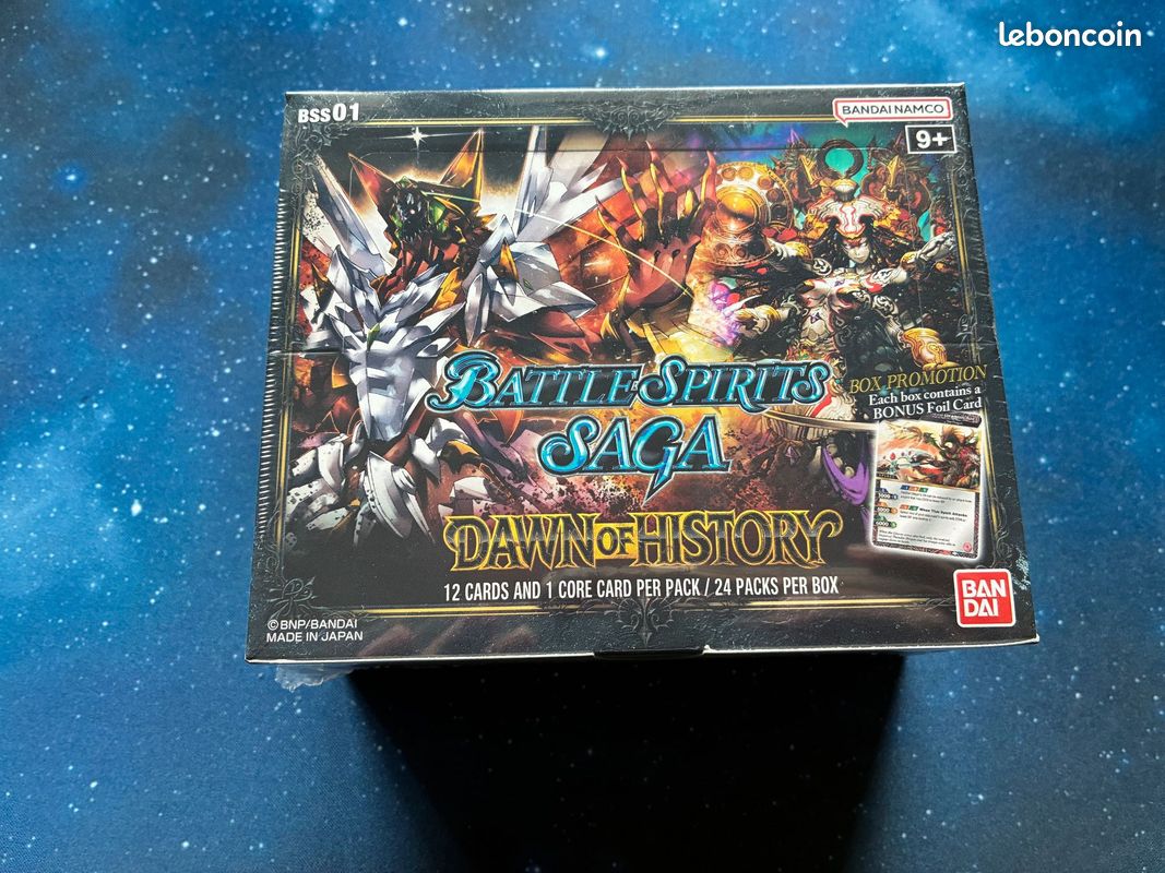 battle spirits saga dawn of history booster box Battle Spirits Saga TCG: Set 01 Dawn of History main image 0
