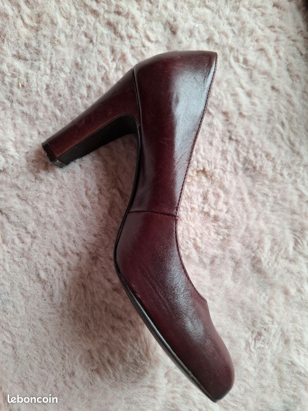 Escarpins cuir femme (image 5)