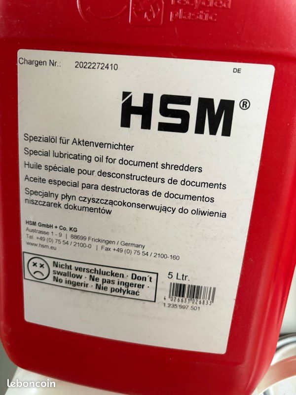 Lot De 5 Feuilles Lubrifiantes Pour Déchiqueteuse, Faciles à