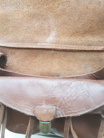 Gibecière de chasse en cuir - BROC' EN' GUCHE