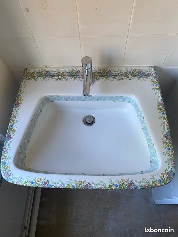 Lavabo ancien Porcelaine de Paris (image 5)