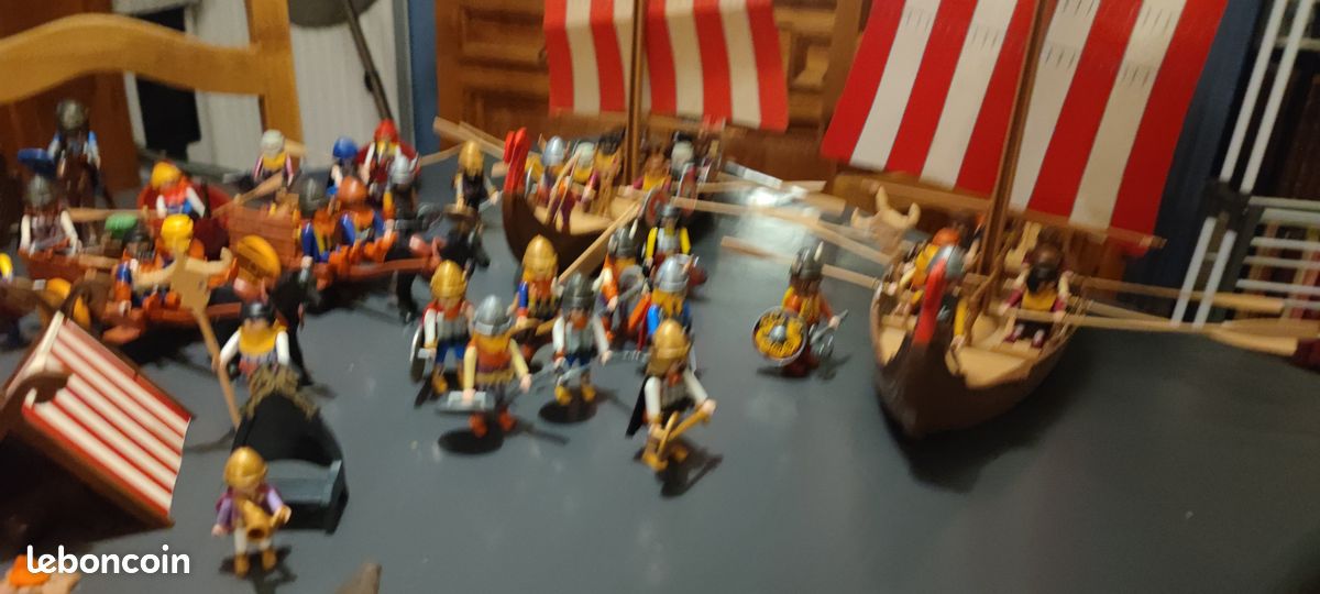 Lots Playmobil viking personnage accessoires (image 16)
