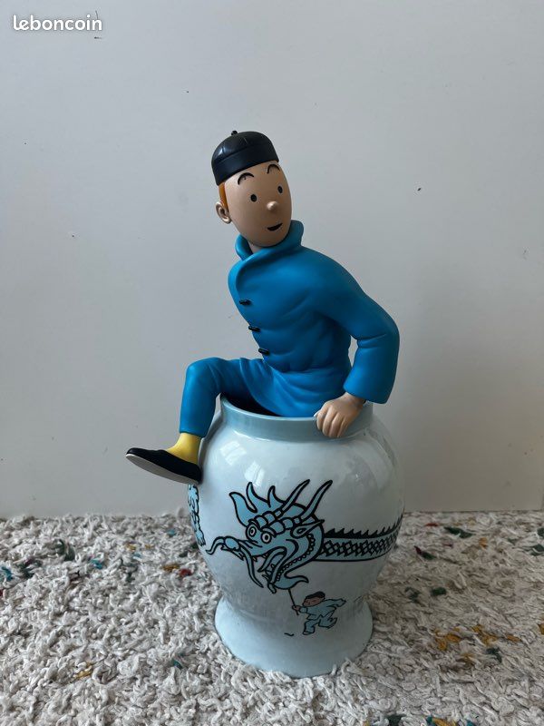 Figurine Tintin Potiche Collection Les Icônes Moulinsart 2017 46401