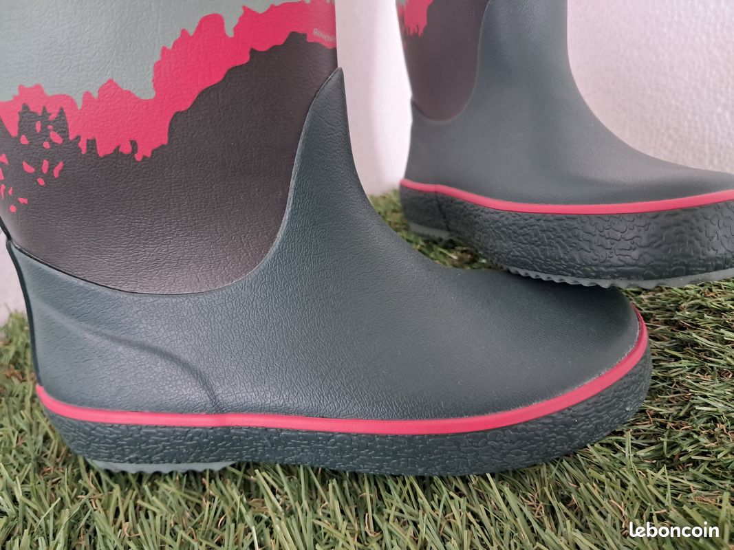 Superbes Bottes Vertes - Horizon Kids - Rouchette - pointure 27 (image 6)