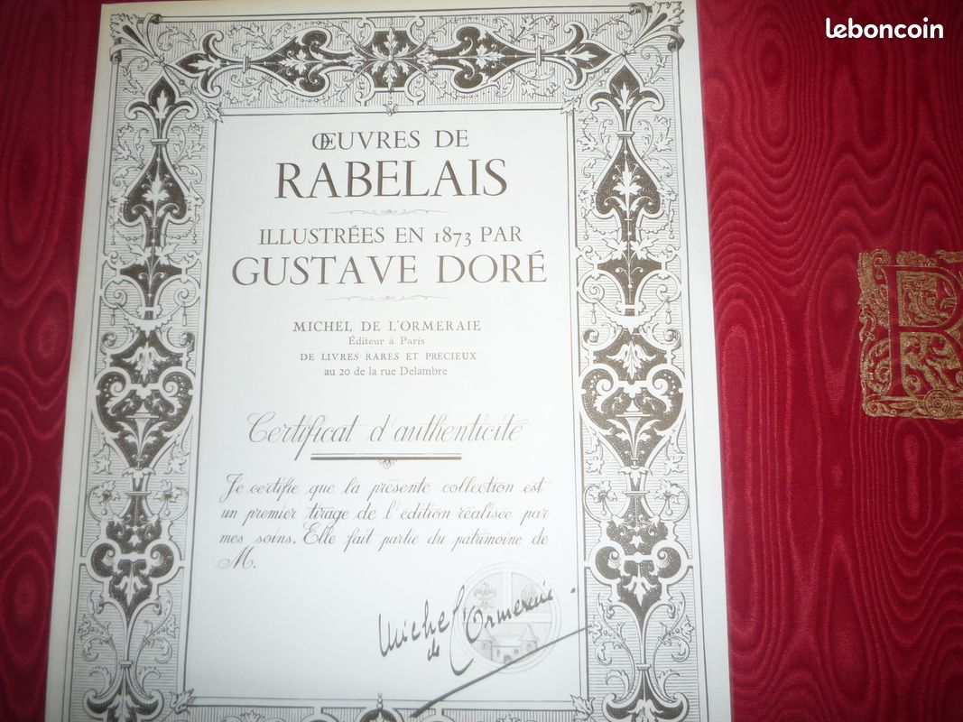 Oeuvres de Rabelais illustrées par Gustave Doré (image 1)