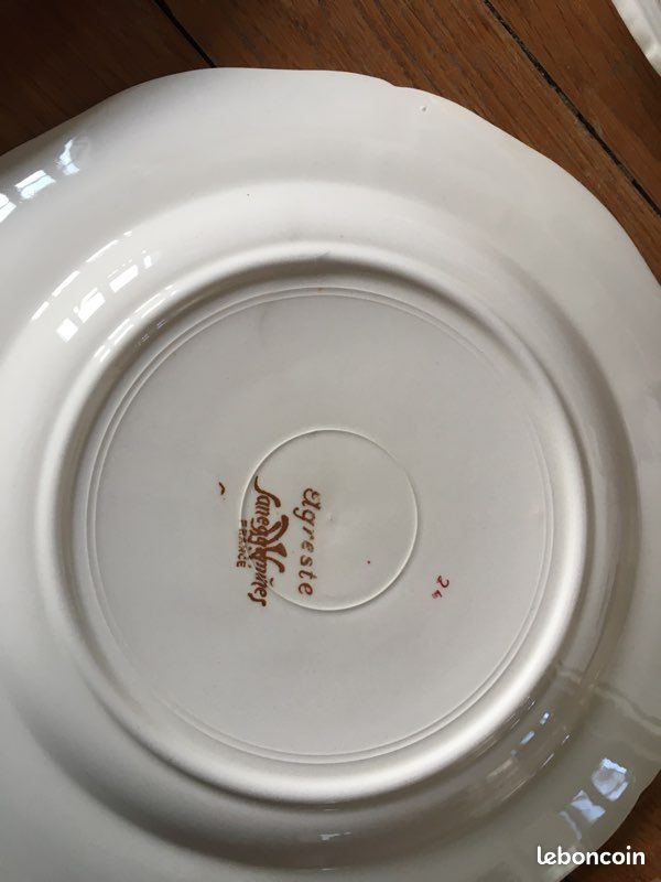 6 assiettes dessert Sarreguemines (image 4)