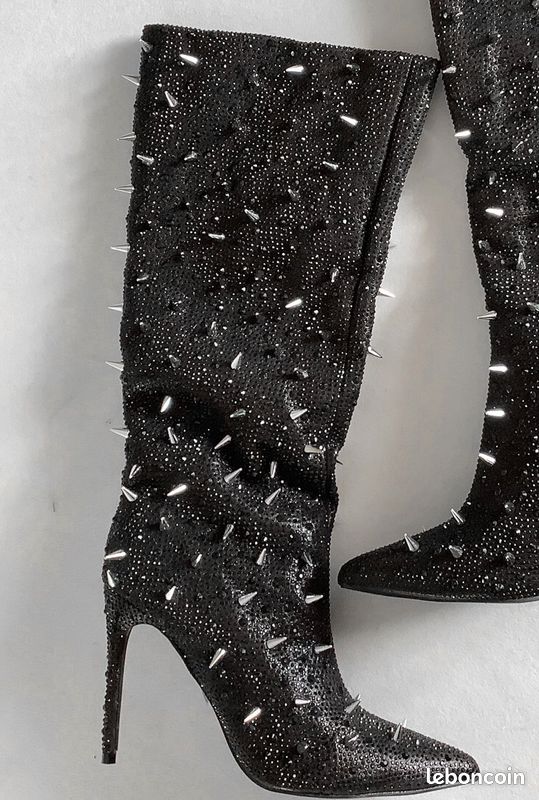 Rinse Bottes à talons optiques pour femmes, bottes courtes, grande Rinse Bottes à talons optiques pour femmes, bottes courtes, grande