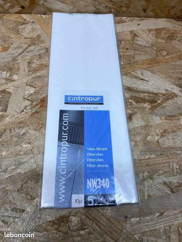 Lot 5 Manchons Filtrants Cintropur NW340 – 10 Microns – Neufs (image 3)
