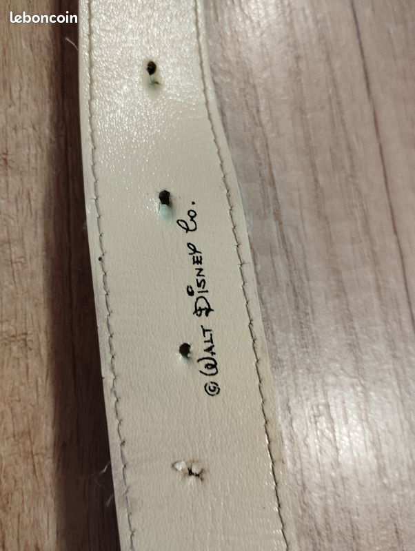 Lot de 2 ceintures enfants année 80 Mickey et Schtroumpfs (image 2)