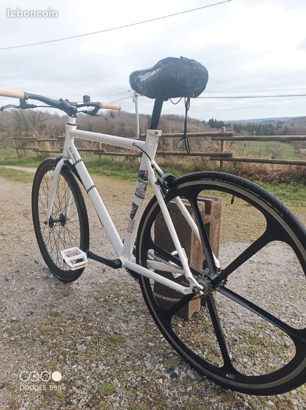 Vélo fixie alu roue réversible pour mode pignon libre (image 2)