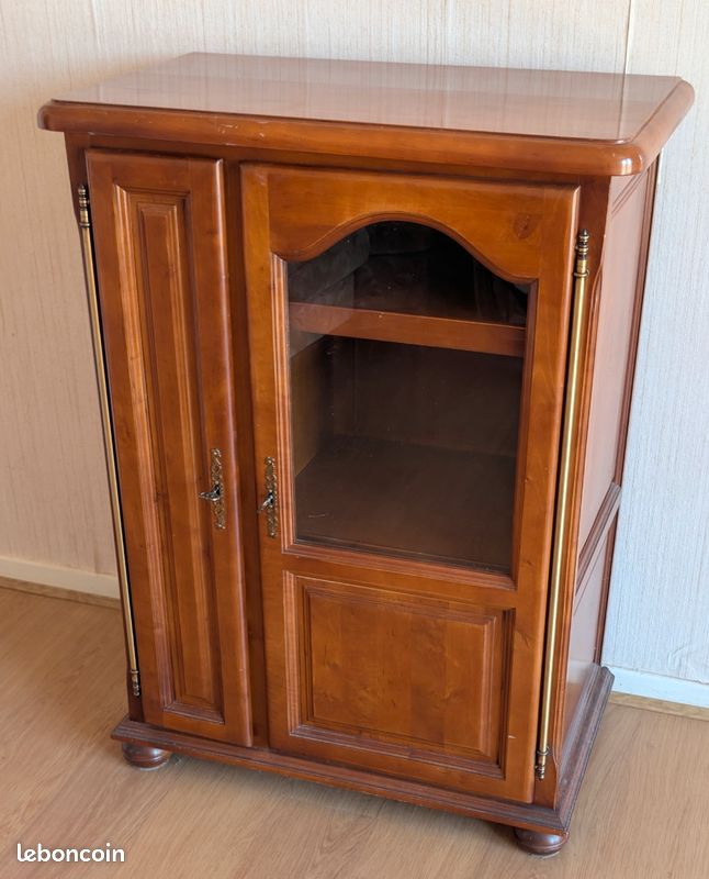 Meuble hifi bois massif (image 1)