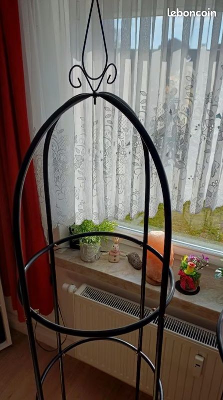 GLFILL Treillis Obélisque de Jardin en Métal Support pour Plantes pour Fleurs Grimpantes en Pot Vigne 90