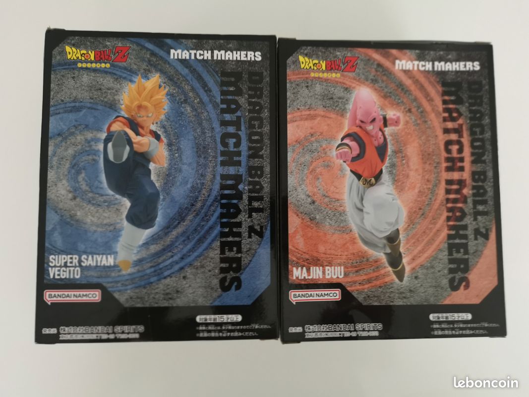 Vegeta Vegito vs Majin Buu Bou bou Dragon Ball Z Set 2x Figure Match Makers  DBZ - Jeux & Jouets