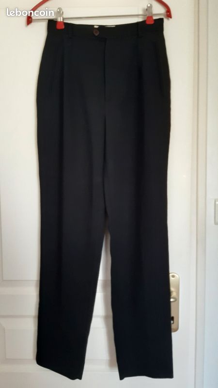 Pantalon fluide noir T38 (image 1)