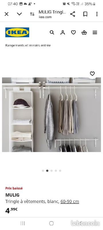 Tringle dressing ikea (image 2)