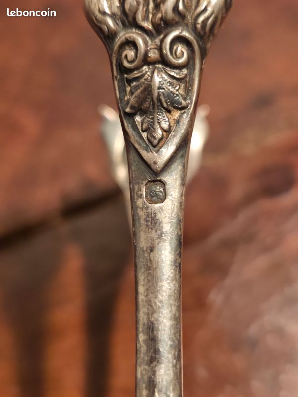 Pince à Sucre En Argent Sterling - Coquille Pattes De Dragon - Occasion