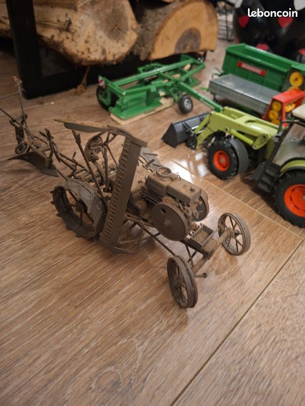 Fendt dieselross charue universal hobbies miniature agricole (image 3)