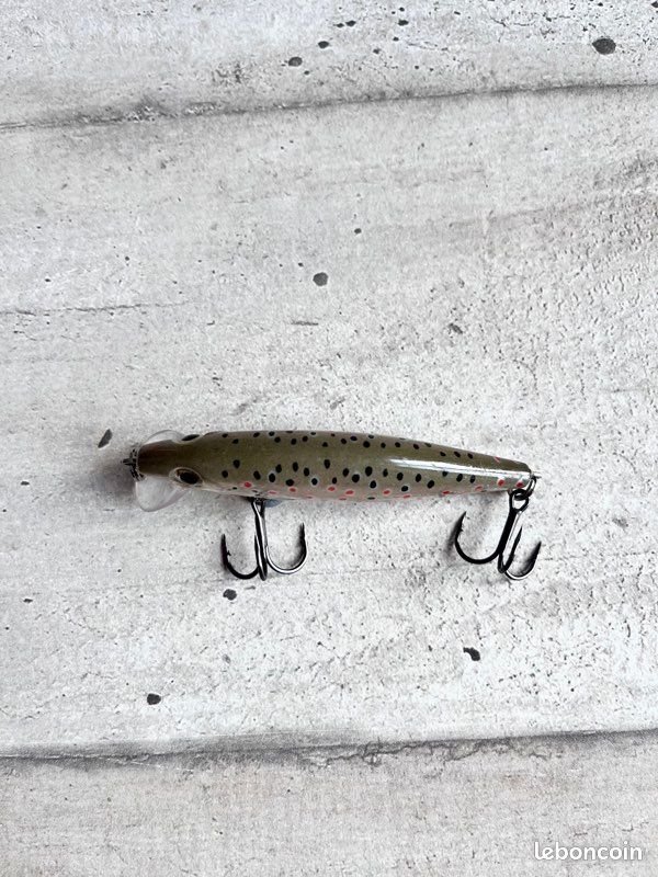 Leurre De Pêche Rapala Countdown CD-7S Vintage - Couleur Argent - Boîte D'origine (présentoir)