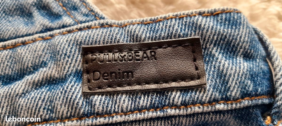 Combi short en jean (image 3)