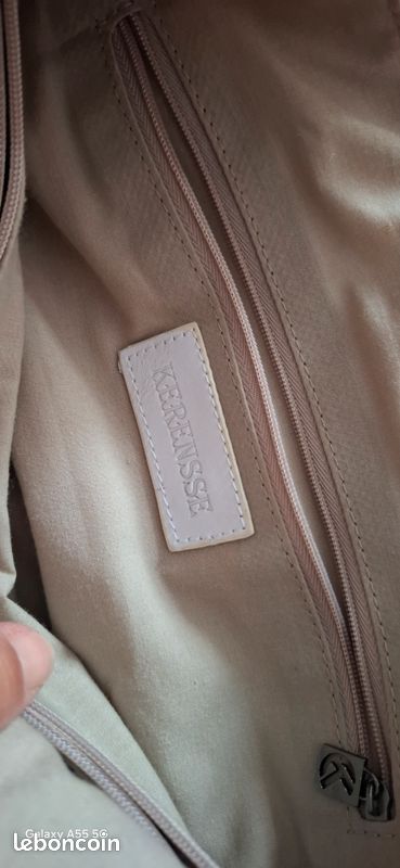 Sac a main blanc tout cuir Kerensse TBE (image 8)