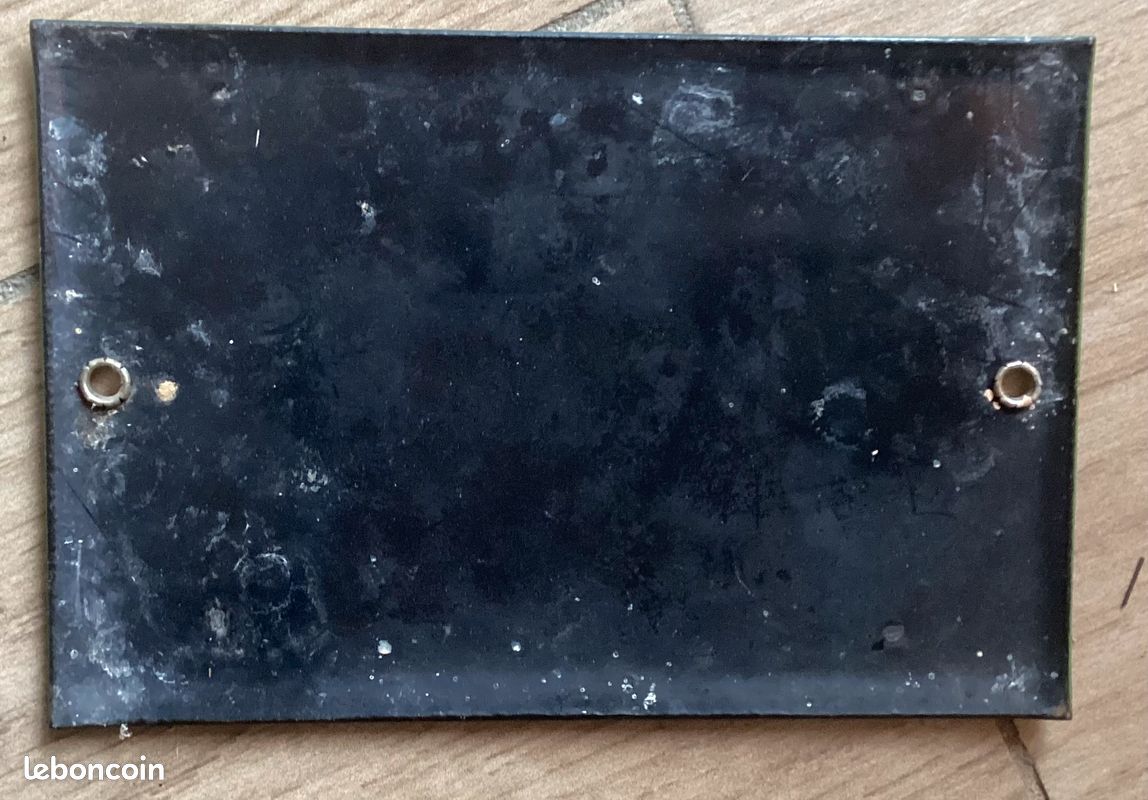 Plaque De Maison Numéro 56 – Girod – Émail Bleu – 150x100 Mm – Neuf