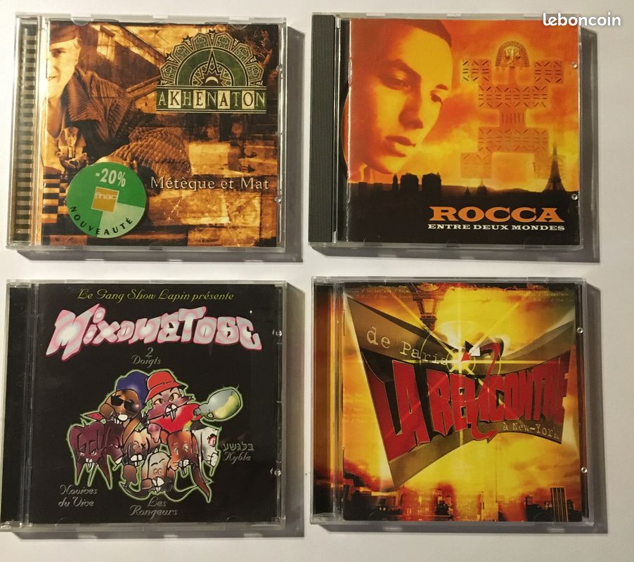 Cd rap francais lot n°4 : akhenaton-le gang show lapin (image 1)