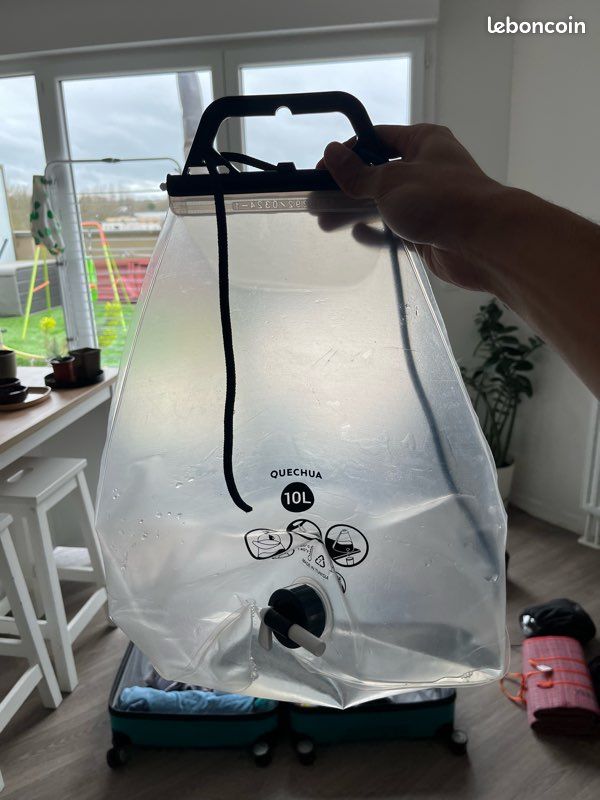 Carafe D'eau De Camping 10L – Bouteille étanche Pour Randonnée – Polycarbonate – Neuf