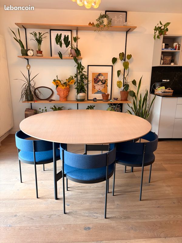 Living Divani – Table Notes + 6 chaises Era (image 1)
