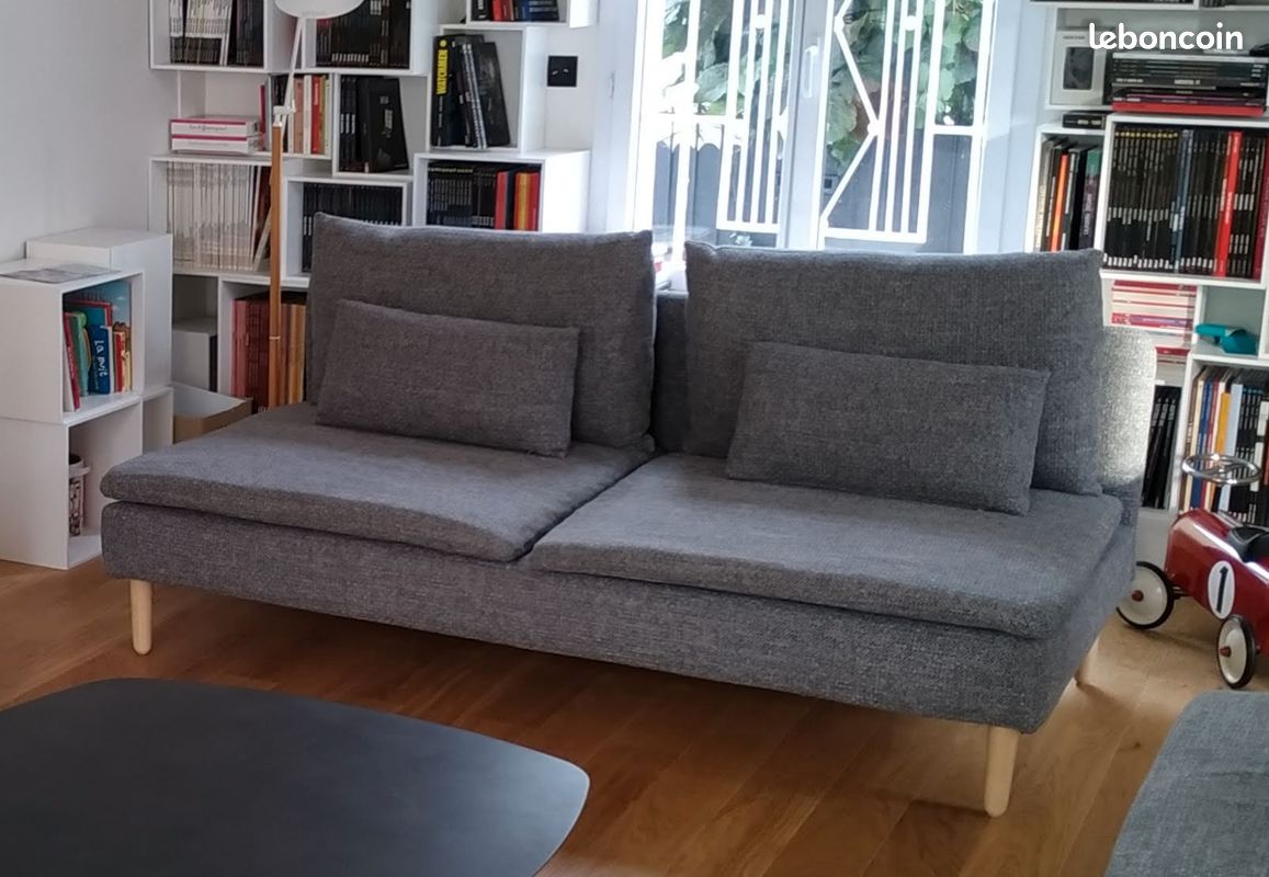 Canapé Soderhamn IKEA gris (image 1)