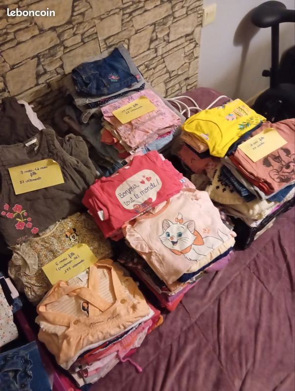 Lot De Vêtements D'hiver Pour Fille 12-24 Mois - Plusieurs Pièces En Très Bon état Occasion