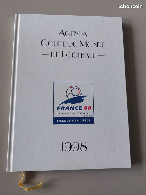 Agenda Officiel Coupe Du Monde Football 1998 France état Neuf Footix