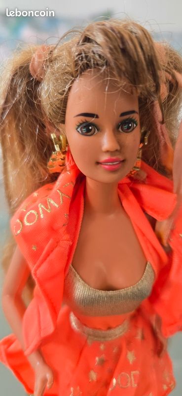 Poupée Barbie Hair Hollywood Mattel 1992 - Occasion Bon état - Collection Vintage