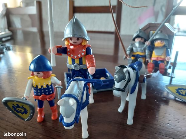 Playmobil Novelmore 71484 pas cher, Convoi de Novelmore avec bandit