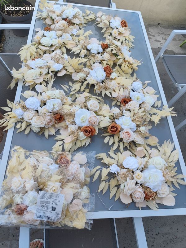 14 Fleurs artificielles décoration mariage (image 1)