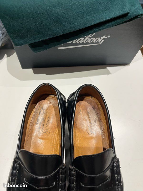 Paraboot mocassins Columbia noirs T43 (image 9)