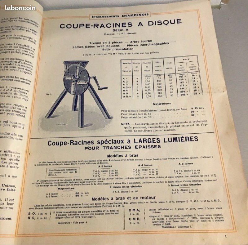 Catalogue Special N75 Des Instruments Agricoles D’Intérieur De Ferme-1935 (image 5)