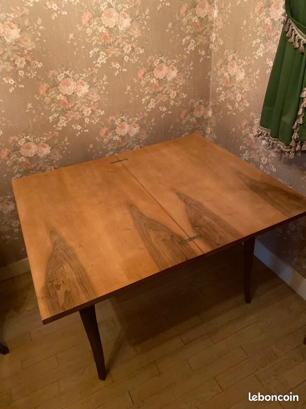 Table convertible bureau/salle à manger avec possibilité de rallonge intégrée optimisée. Gain de place (image 5)