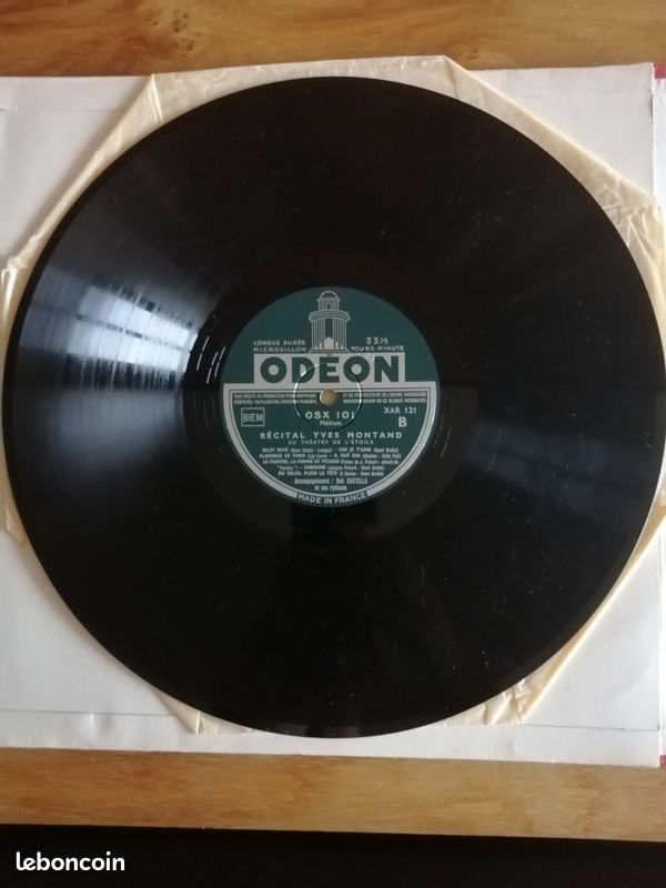Double album vinyle 33 tours - Yves Montand - Théâtre De L'Étoile Récital Yves Montand - 1954 (image 6)