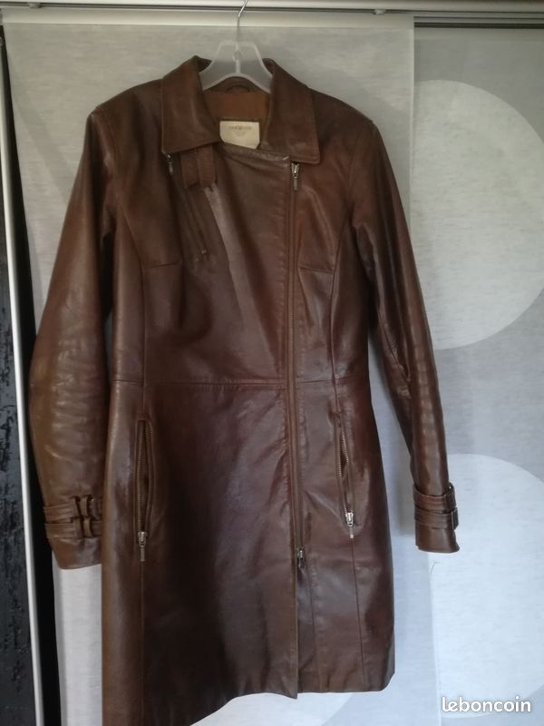 Manteau en cuir (image 1)