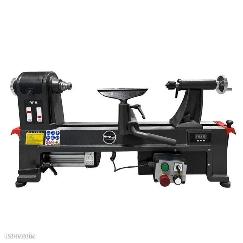 Tour à bois Holzprofi monophasé à variateur de fréquence MC1420VF + piètement (image 17)
