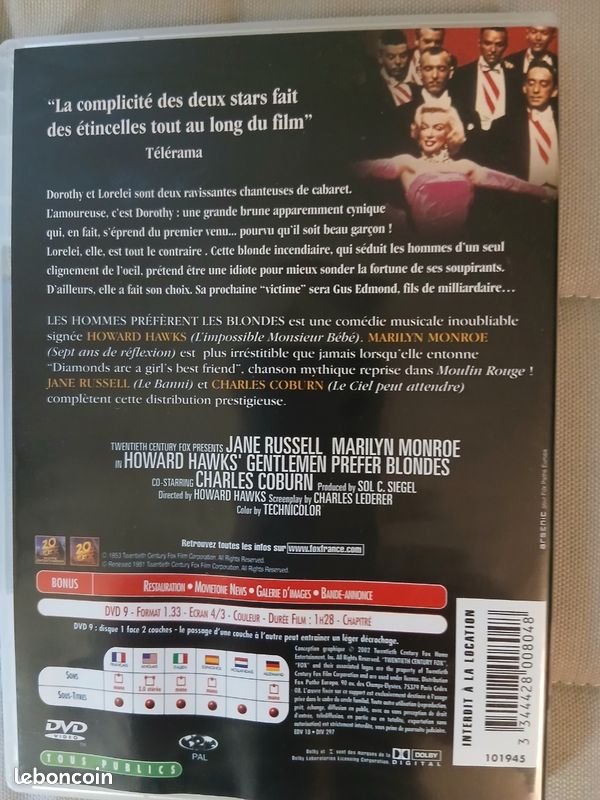 Marilyn Monroe . Les hommes préfèrent les blondes (image 3)