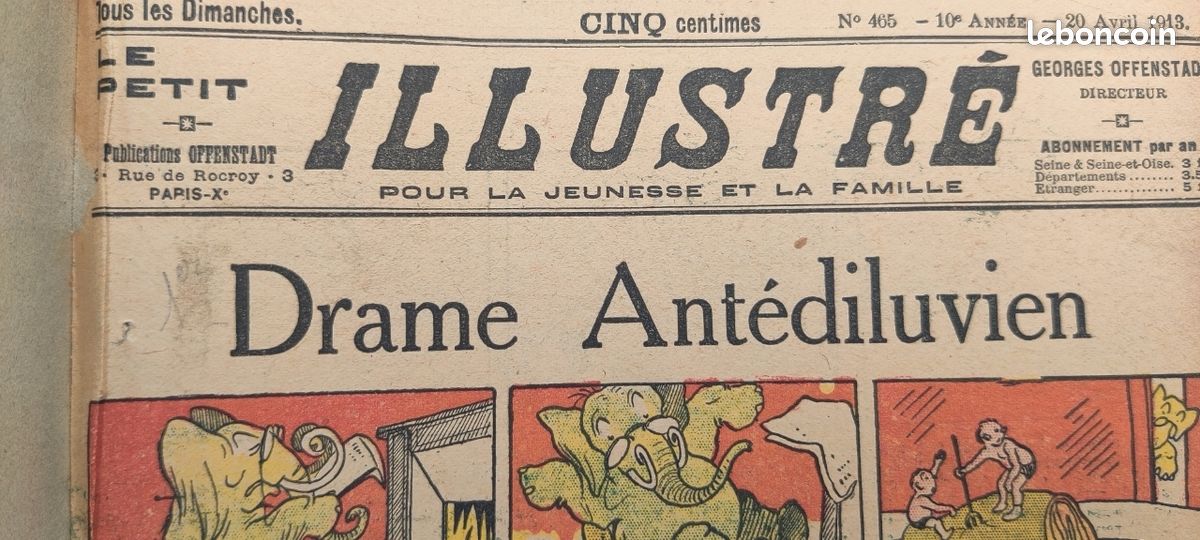 Le petit illustré pour la jeunesse et la famille année 1913 (image 2)