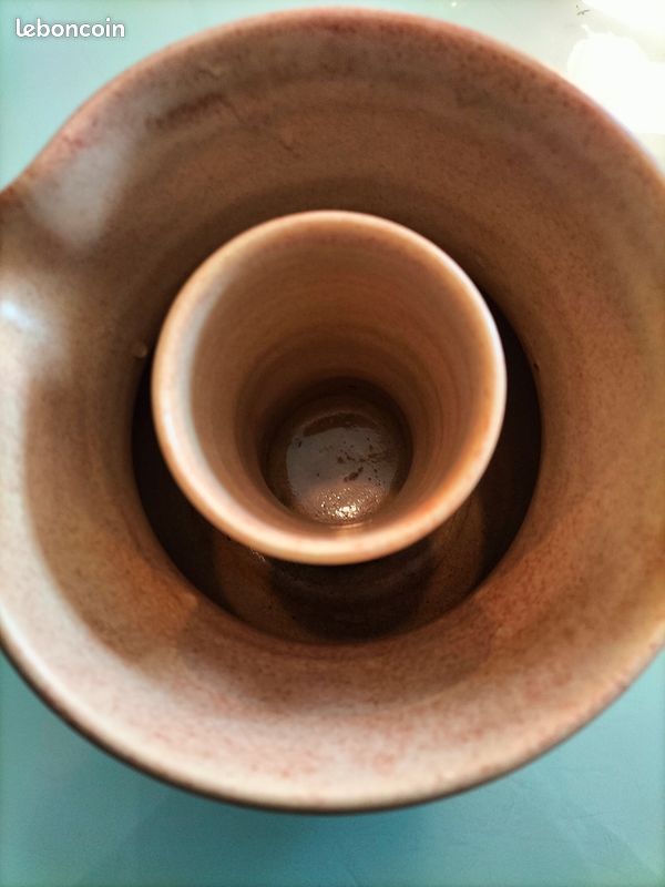 CRUCHE avec CYLINDRE en CÉRAMIQUE ÉMAILLÉE " POTERIE GHIO FABRICANT à VALLAURIS" (image 7)