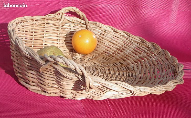 Corbeille à Fruits Carrée Kord 27 Cm Naturel - Paris Prix - Neuf