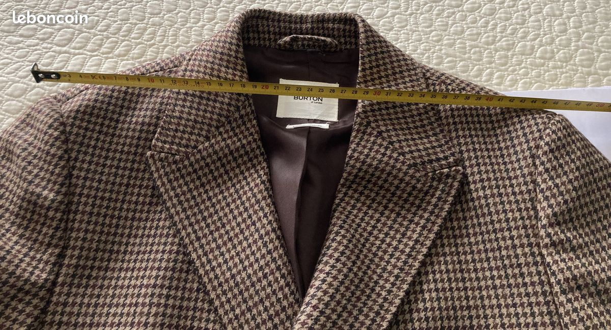 Pull Marron Suntio Burton Taille XXL Laine Cachemire - Neuf Avec étiquettes, Homme, Style Regular