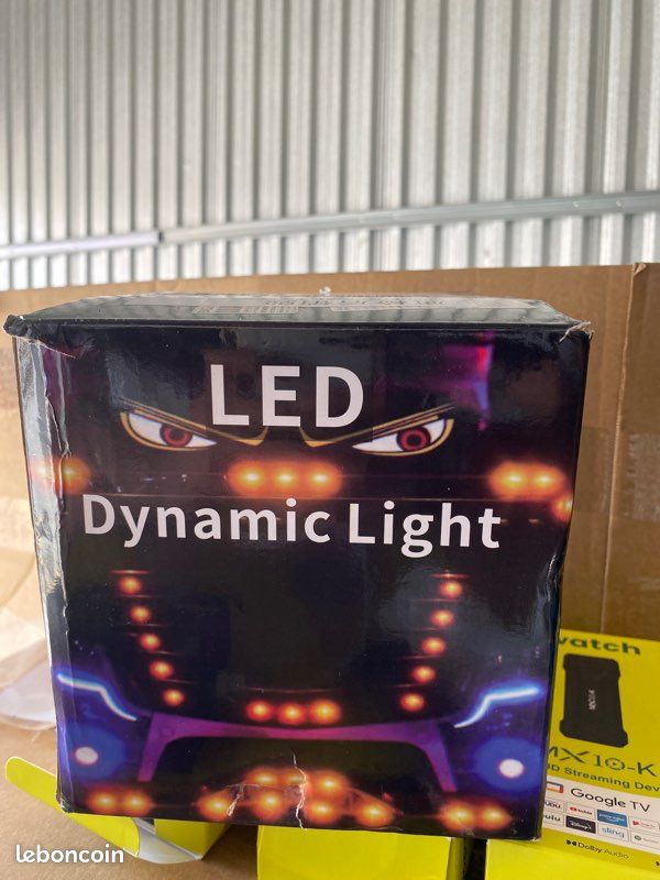 2 Écrans LED Flexibles Programmable 92x374mm - Yeux LED Pour Voiture - Contrôle Smartphone